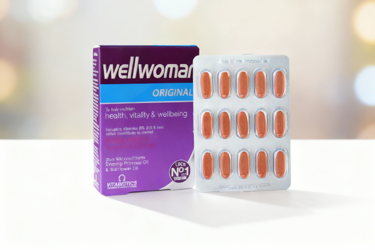 قرص ول وومن اورجینال با پس زمینه سفید